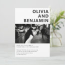 Search for photo wedding invitations Black and white