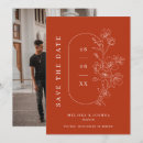 Search for burnt orange wedding save the dates Floral