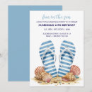 Search for beach party invitations Shells