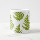 Search for fern leaves mugs Watercolor