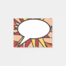 Search for speech bubble post it notes Superhero