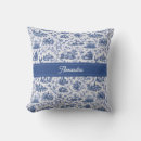 Search for toile cushions Blue white