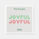 Search for ugly christmas sweater napkins Typography