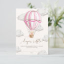 Search for diaper raffle baby girl shower invitations Hot air balloon