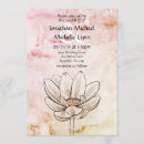 Search for lotus invitations Simple