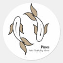 Search for fish party stickers Zodiac