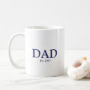 Search for navy blue and white mugs Dad