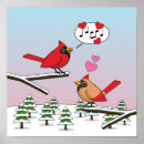 Search for cardinals in winter posters Bird