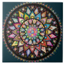 Search for colourful mandala tiles Green