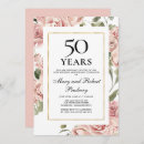 Search for 50th anniversary vow renewal invitations Watercolor