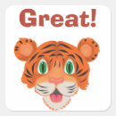 Search for tiger cartoon stickers Kids
