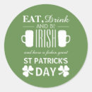 Search for irish beer stickers St patrick's day