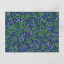Search for green pattern postcards Leaves