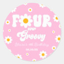 Search for flower party stickers Girl