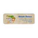 Search for safari return address labels A little wild one