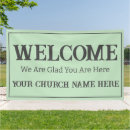 Search for church banners Welcome