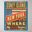 Search for coney island posters History