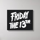 Search for horror movie canvas prints Camp crystal lake