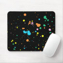 Search for black paint splatter mousepads Colourful