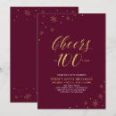 Search for 100 birthday invitations Typography