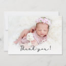 Search for newborn thank you cards Script