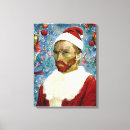 Search for vintage santa claus canvas prints Retro