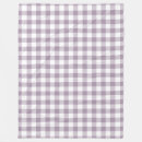 Search for purple plaid blankets Gingham