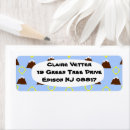 Search for mountains return address labels Brown