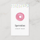 Search for donut shop business cards Cute