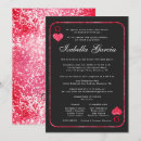 Search for gown quinceanera invitations Red
