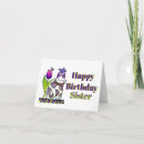 Search for a sister cat birthday cards Animals