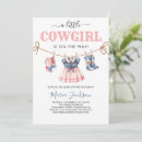 Search for cowgirl baby girl shower invitations Rodeo
