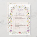 Search for over under bridal shower games Wildflower