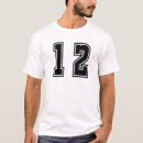 Search for number 12 tshirts Twelve