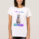 Search for alpaca tshirts Llama
