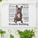 Search for french bulldog tea towels Animal
