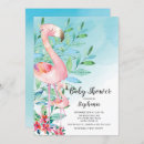 Search for flamingo baby girl shower invitations Flowers