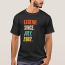 Search for july 20 tshirts Legend