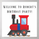 Search for train birthday party posters Transportation