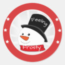 Search for frosty snowman stickers Winter