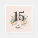 Search for pink floral napkins Girly