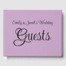 Search for lilac guest books Purple