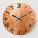Search for black and copper clocks Metal