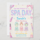 Search for spa day invitations Girl spa party
