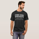 Search for crime scene tshirts Investigator