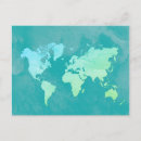 Search for blue map postcards Modern