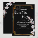 Search for cherry blossom sweet 16 invitations Modern