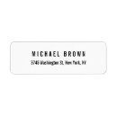 Search for doctor return address labels Chic trendy stylish contemporary