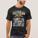 Search for lineman mens tshirts Electricity
