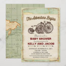Search for vintage travel baby shower invitations Map